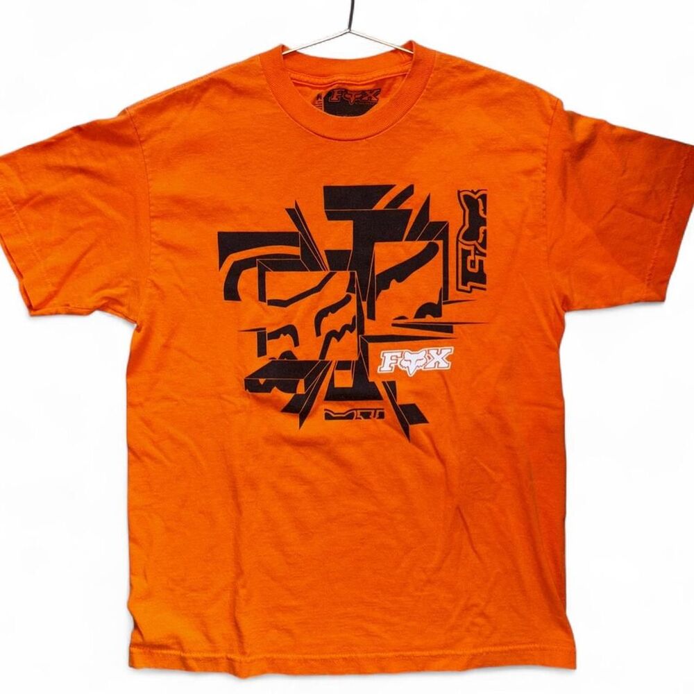 Fox Racing Men's Orange T-shirt